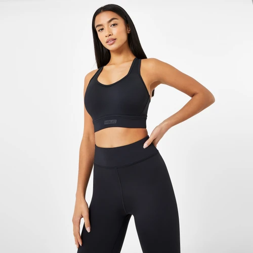 Everlast Women's High Support Mesh Back Bra - Black