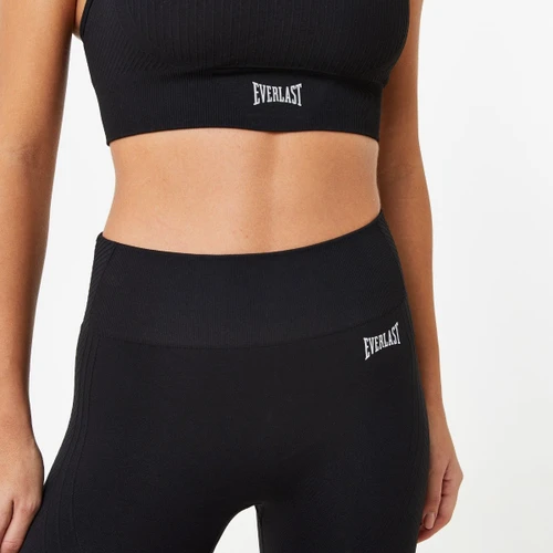Everlast Women's Seamless Capri Leggings - Black