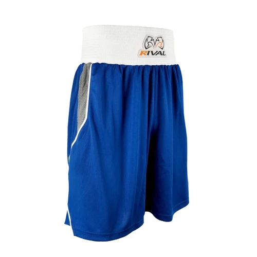 Rival Amateur Competition-Training Boxing Trunks - Blue