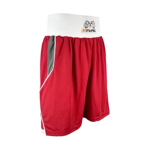 Rival Amateur Competition-Training Boxing Trunks - Red