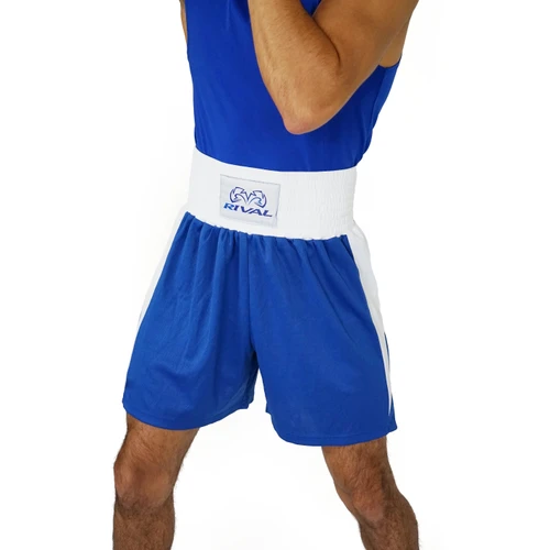 Rival Amateur Competition Trunks - Blue/White