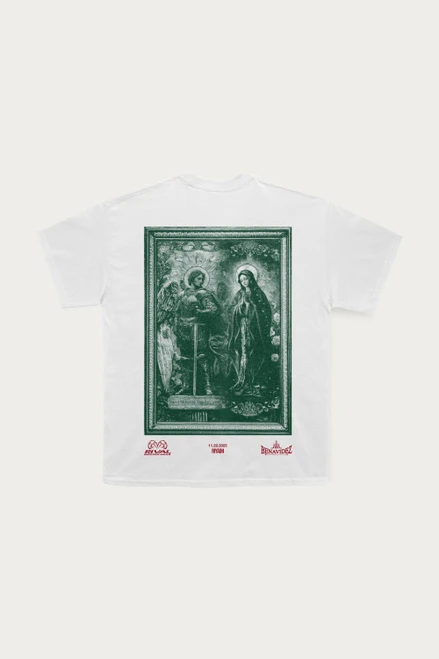 Rival Fighter Tee Collab - Rival X Benavidez - White