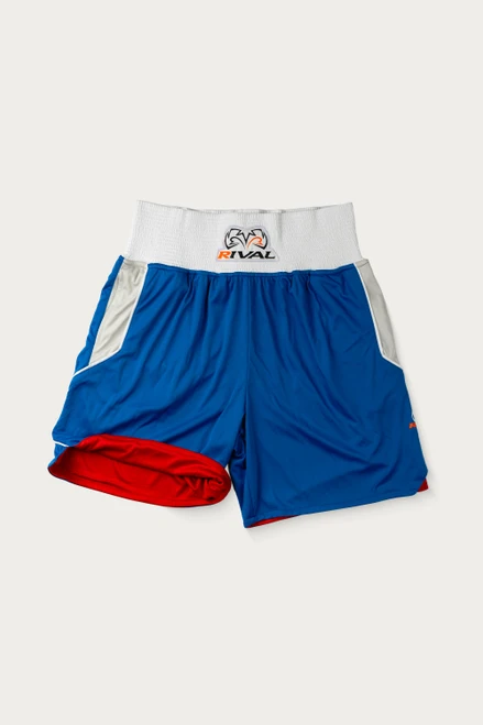 Rival Amateur Youth Reversible Fight Gear Trunks - Blue/Red