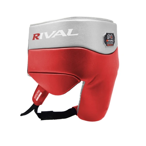 Rival RNFL100 Professional Protector with Laces - Red/Silver