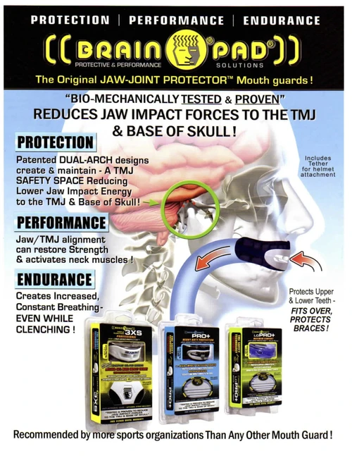 Brain Pad LoPro+ Jr Double Mouthguard