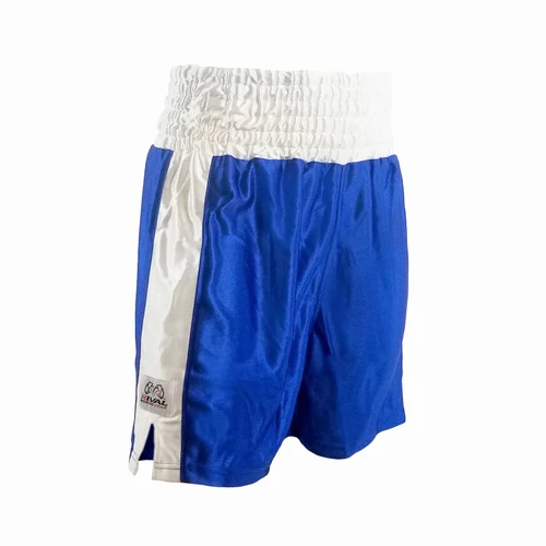Rival Trad Dazzle Boxing Trunks - Blue/White