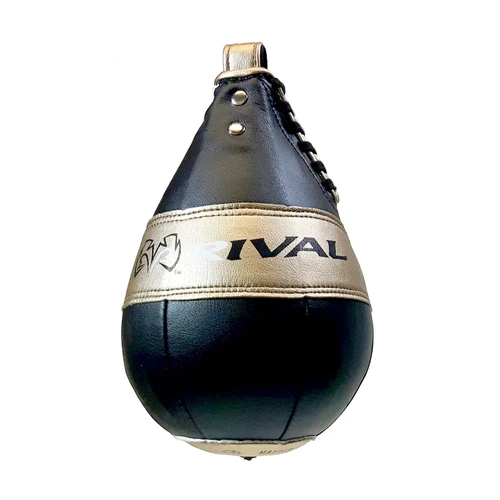 Rival Speed Bag - 8" x 5" - Black/Gold