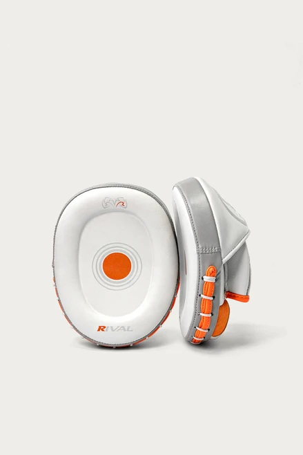Rival RPM80 Impulse Punch Mitts - White/Orange