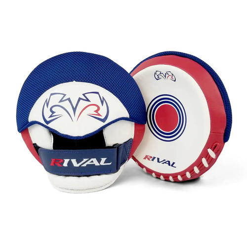 Rival RPM5 Parabolic Punch Mitts 2.0 - Red/White/Blue