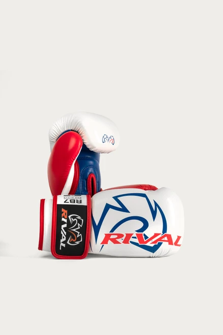 Rival RB7 Fitness Plus Bag Gloves - White/Red/Blue