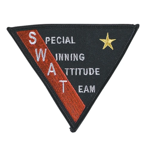 Century Sewn-In Triangle Patch - SWAT Team