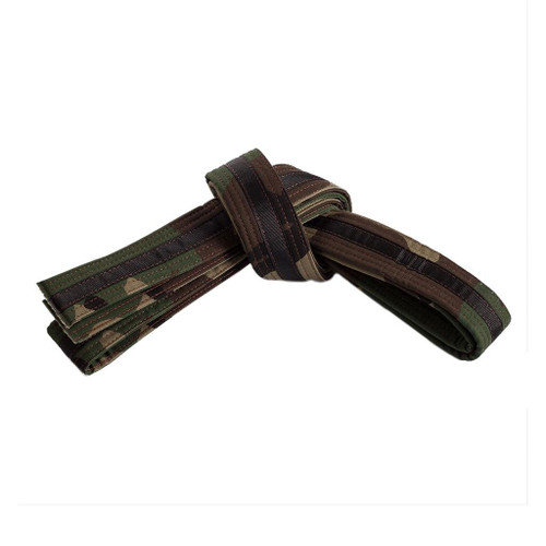 Century Double Wrap Striped Camo Belt