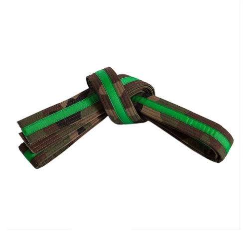 Century Double Wrap Striped Camo Belt
