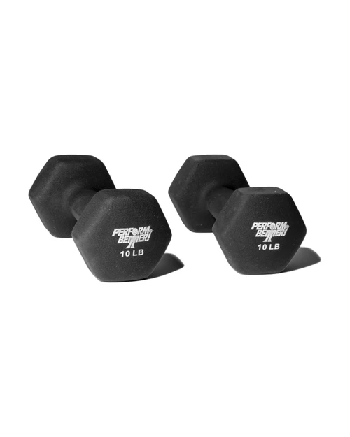 Century PB Neoprene Covered Dumbbells - 10 lb.