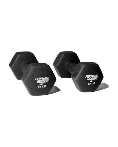 Century PB Neoprene Covered Dumbbells - 15 lb.