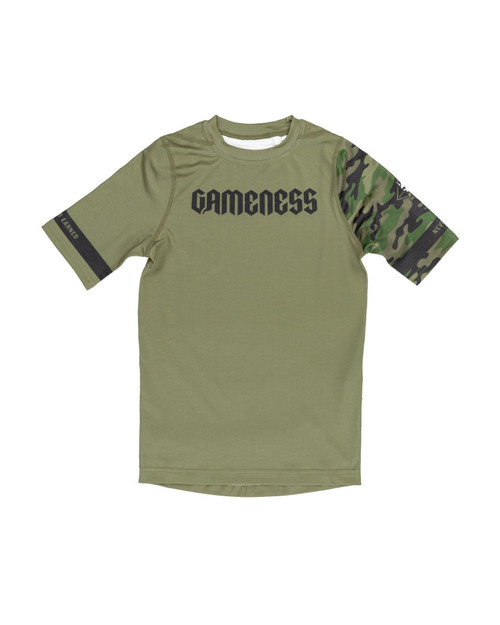 Gameness Combate Youth Short Sleeve Rash Guard