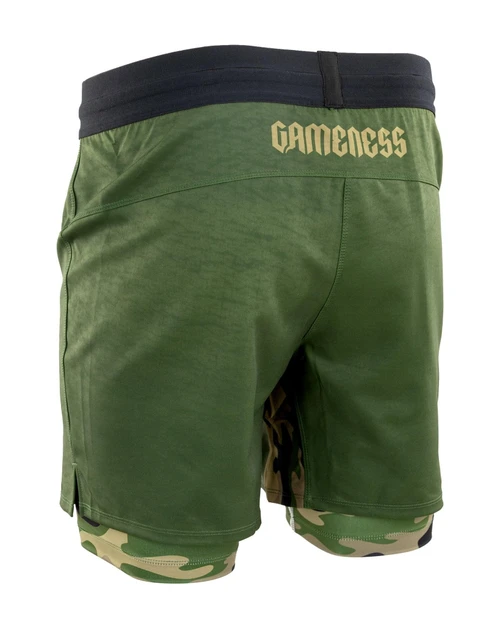Gameness Men's Combate Lined Grappling Shorts