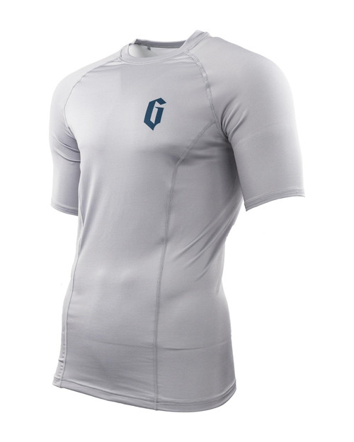 Gameness Men's Short Sleeve Solid Rash Guard