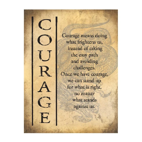 Century Inspirational Poster - Courage