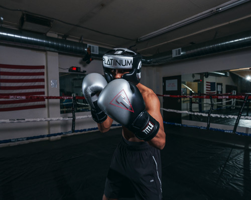TITLE Platinum Proclaim Training Boxing Gloves