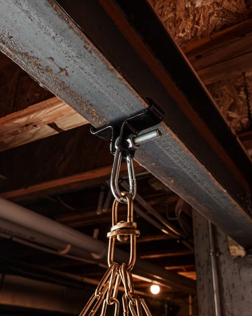 TITLE Boxing I-Beam Heavy Bag Hanger