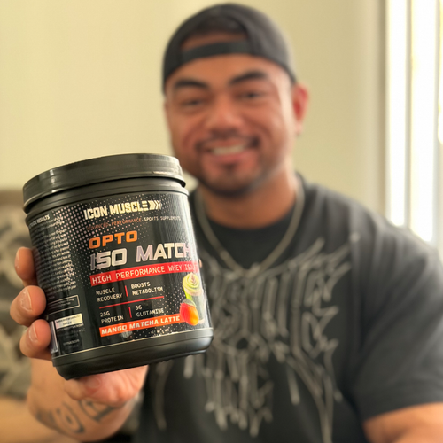 ICON Muscle Opto Iso Matcha Latte 1 lb - Strawberry