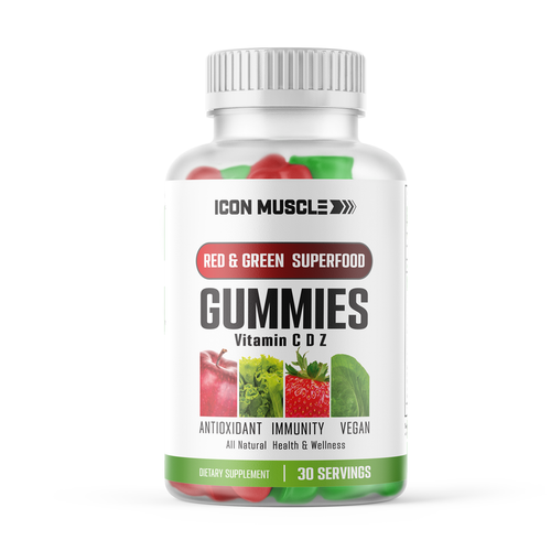 ICON Muscle Superfoods Gummies - Reds & Greens
