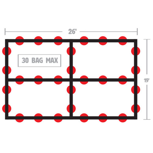 Ringside Gym Stand Holds 11, 17 or 30 Bags