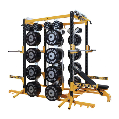 Solid Bar Fitness Varsity Series Double Rack