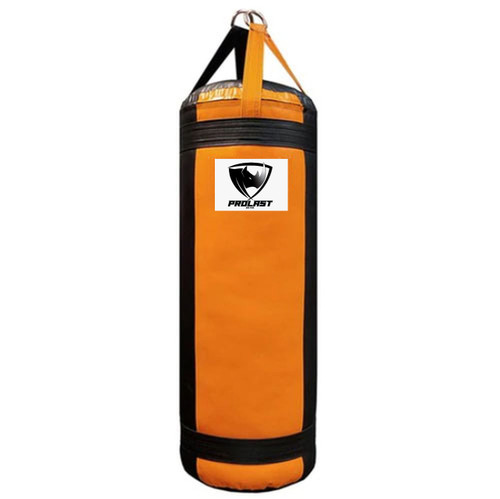 Prolast 4FT XL 150LB Luxury Heavy Punching Bag Black/Orange