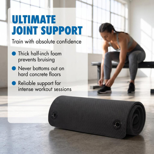 Fitness First Premium 1/2" x 24" x 71" Exercise Mat