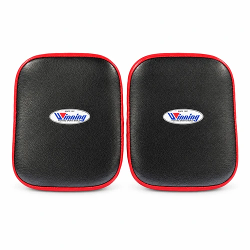 Winning CM-10 Curved Punch Mitts - Black/Red