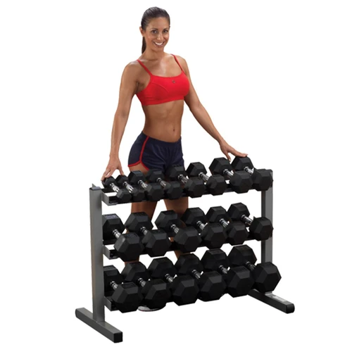 Body Solid 3 Tier Horizontal Dumbbell Rack