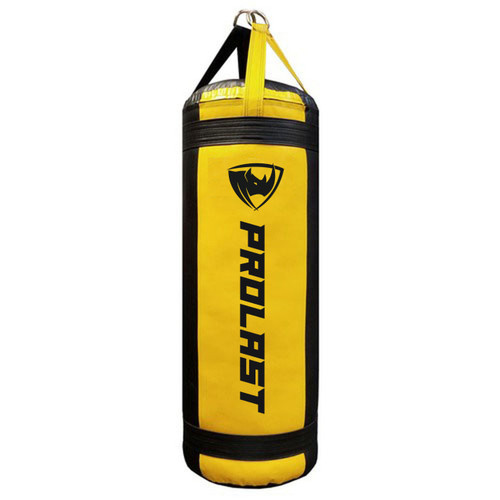 PROLAST 4FT XL 150LB Luxury Heavy Punching Bag Black // Yellow PROLAST 4FT XL 150LB Luxury Heavy Punching Bag Black // Yellow