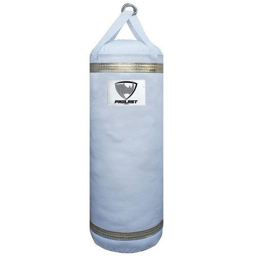 Prolast Boxing MMA 4FT XL 150LB Luxury Heavy Punching Bag White/Gold