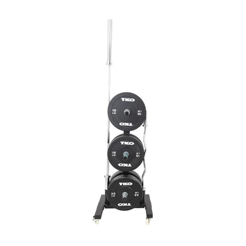 TKO Bumper Plate Rack w/ Wheels