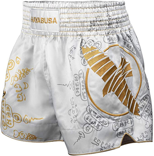 Hayabusa Falcon Muay Thai Shorts White Hayabusa Falcon Muay Thai Shorts White