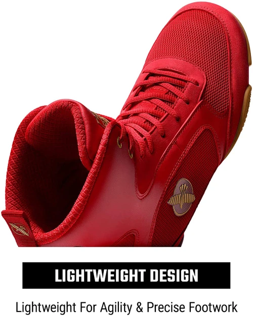 Hayabusa Boxing Shoes for Men & Women Red