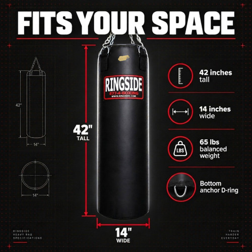 Ringside Soft Filled Powerhide 65 lb. Heavy Bag