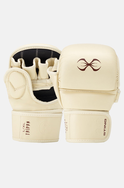 Sting Taipan MMA Sparring Gloves - Beige/Brown
