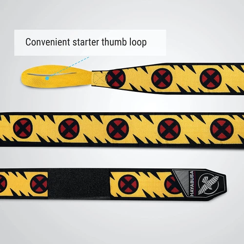 Hayabusa Marvel WOLVERINE Hero Elite Mexican Style Boxing Hand Wraps