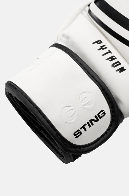 Sting Python MMA Sparring Gloves - White/Black
