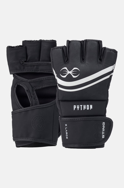 Sting Python MMA Fight Gloves - Black/White