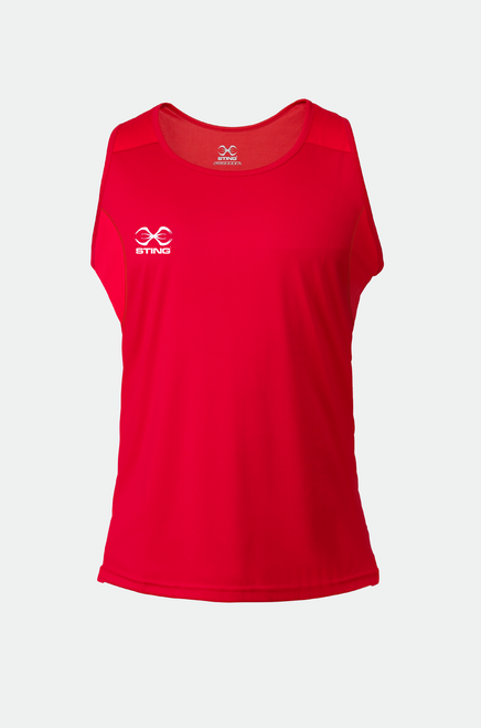 Sting Junior Male Mettle Singlet 2.0 - Red