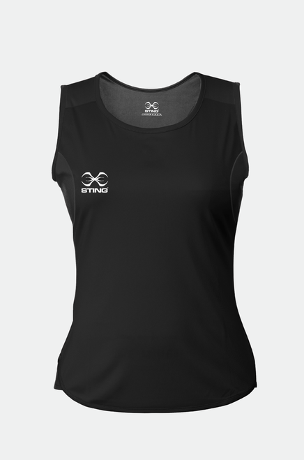 Sting Adult Female Mettle Singlet 2.0 - Black
