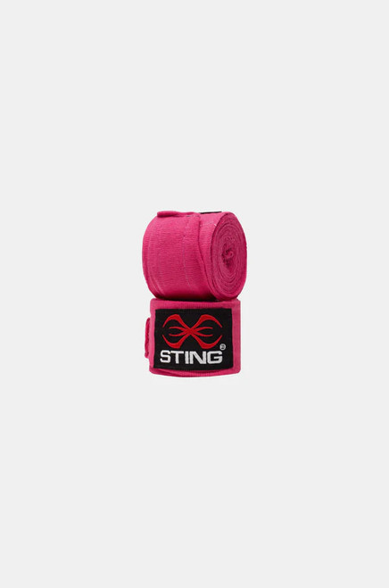 Sting Elasticized Hand Wraps - Hot Pink