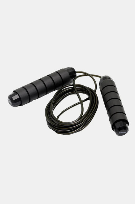 Sting Speedplus Adjustable Skipping Rope - Black
