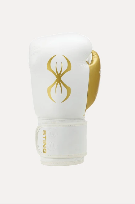 Sting Evolution Boxing Gloves - White/Gold