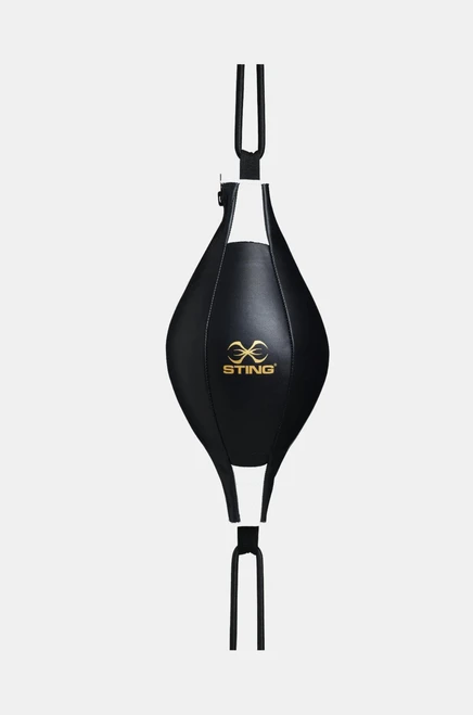 Sting 10 Inch Leather Floor To Ceiling Ball - Black