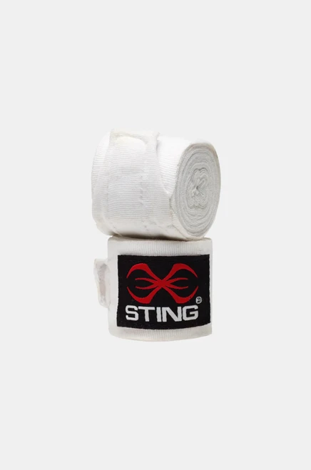 Sting Elasticized Hand Wraps - White